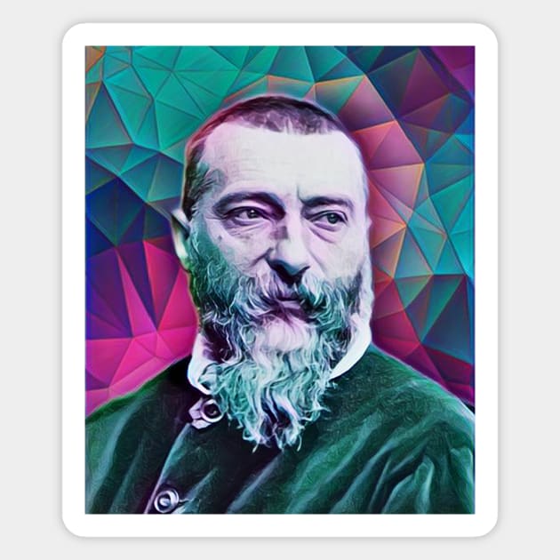 Jean-Baptiste Alphonse Karr Portrait | Jean-Baptiste Alphonse Karr Artwork 4 Magnet by JustLit